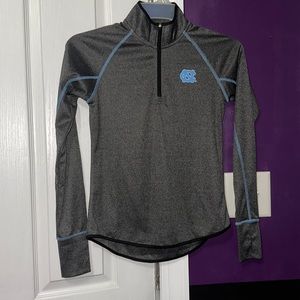 Grey athletic NC quarter zip